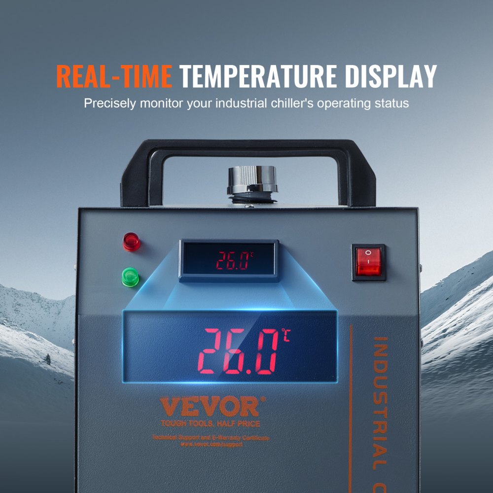 CW3000(PRO) - 12L Industrial Water Chiller with 18L/min Flow Rate