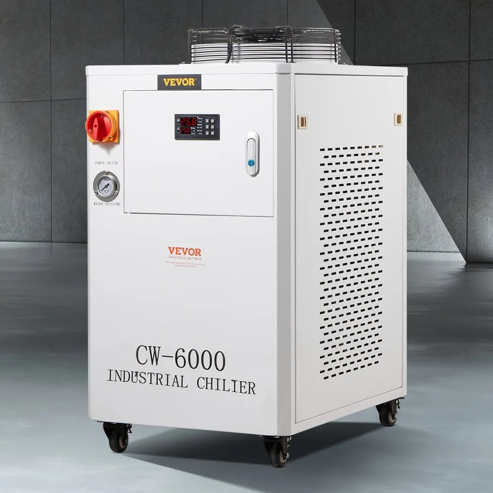 CW6000 - 1500W Industrial Water Chiller for Laser Cooling, Fast Temp Control