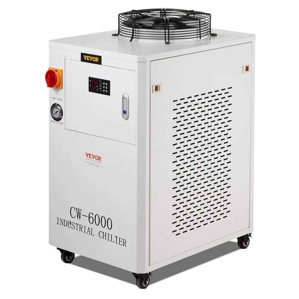 CW6000 - 1500W Industrial Water Chiller for Laser Cooling, Fast Temp Control