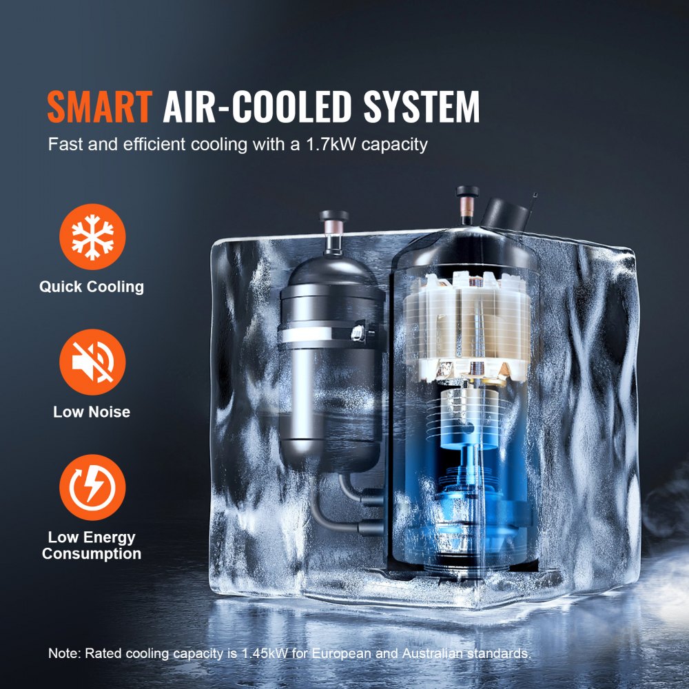 CW5202 - 7L VEVOR Water Chiller for 180W Laser Machines