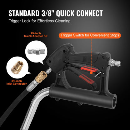 BS20S - 20" Stainless Steel Pressure Washer Surface Cleaner, 4500 PSI Performance