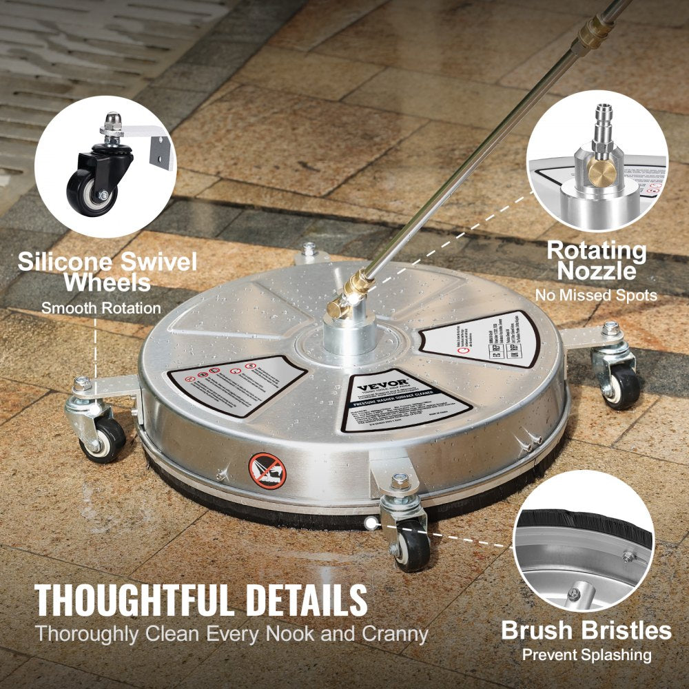 BS18S - 18" Pressure Washer Surface Cleaner with 4000 PSI Power