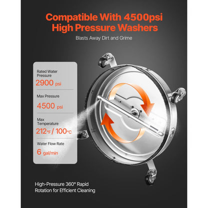 QD-XDP14 - 22" Surface Cleaner for Efficient Pressure Washing