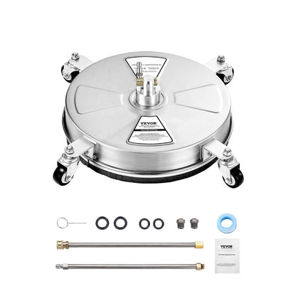 QD-XDP08 - 15-Inch Pressure Washer Surface Cleaner with Dual Nozzles and 4000 PSI