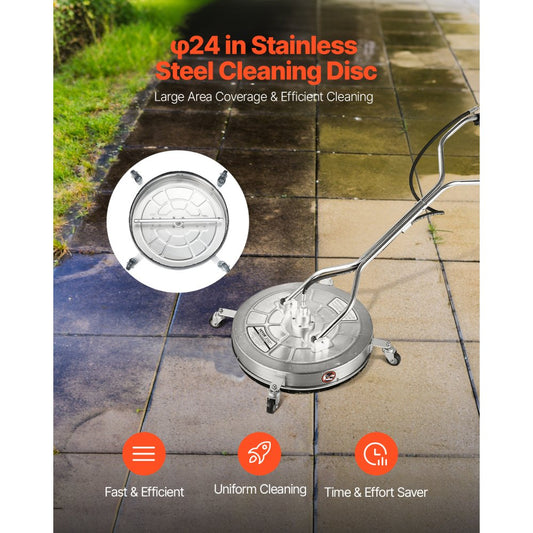 QD-XDP03 - 24" Surface Cleaner for Quick and Efficient Pressure Washing