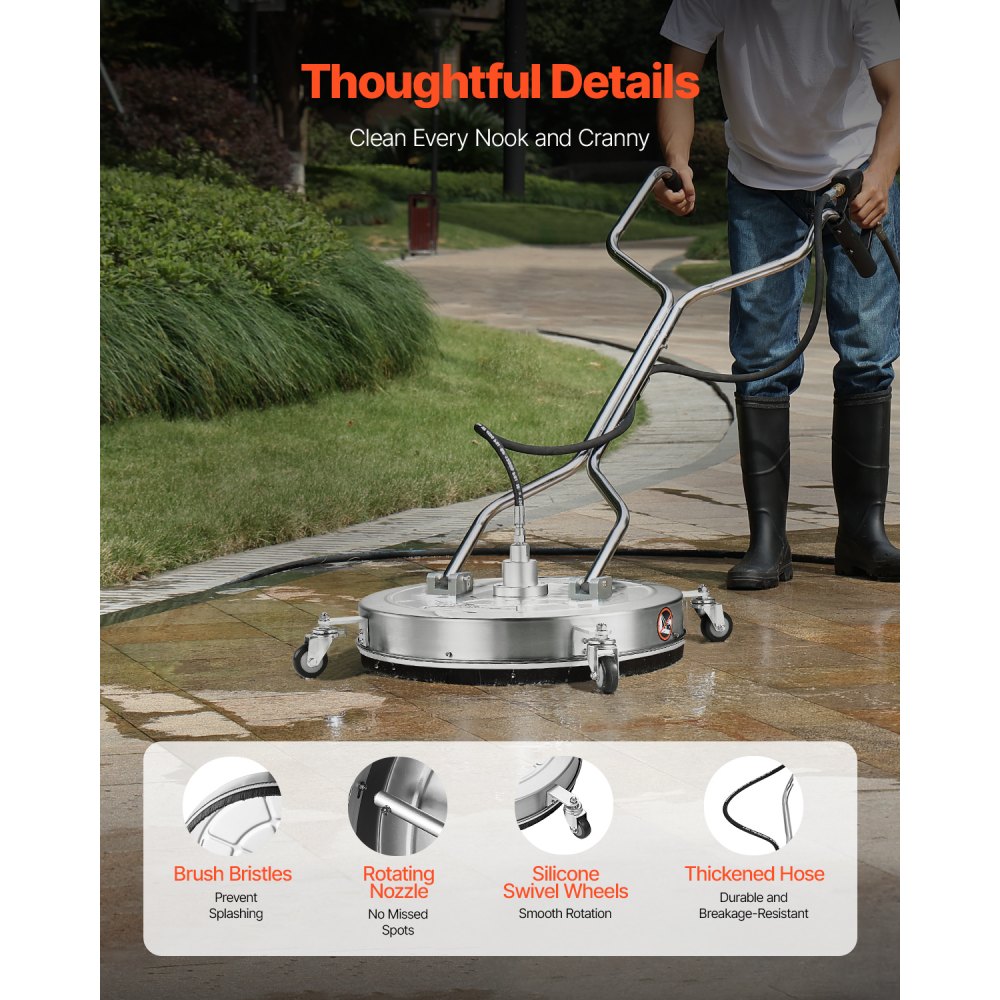 QD-XDP03 - 24" Surface Cleaner for Quick and Efficient Pressure Washing