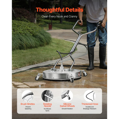 QD-XDP03 - 24" Surface Cleaner for Quick and Efficient Pressure Washing