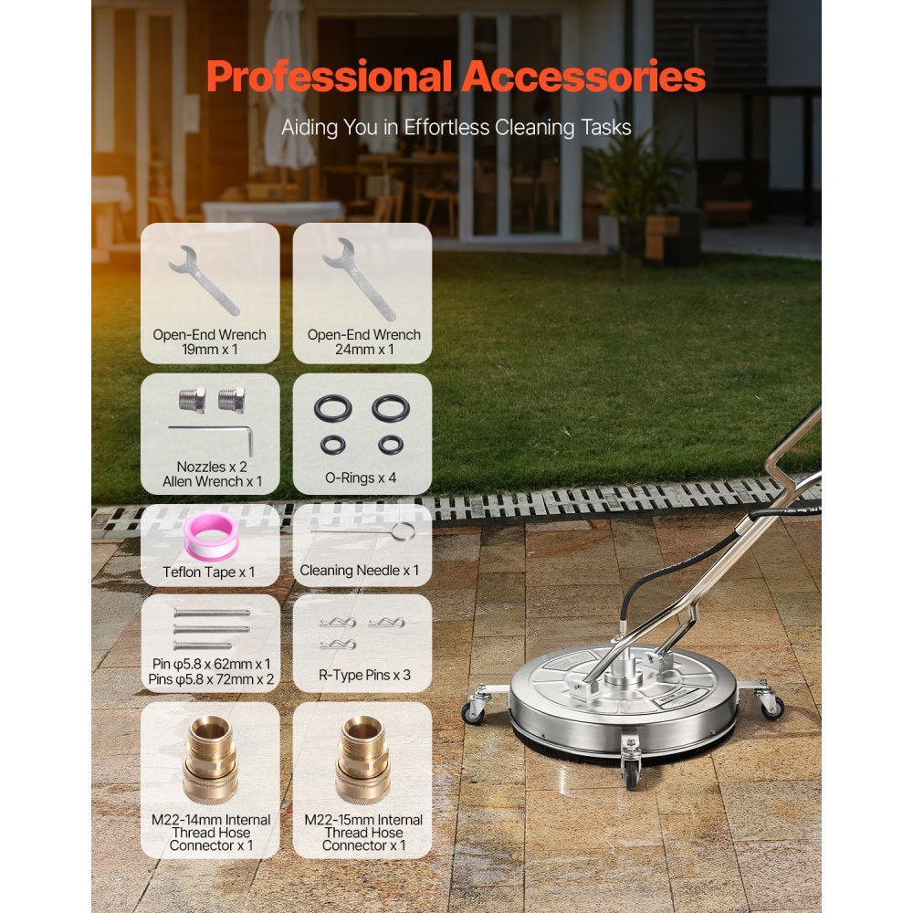 QD-XDP03 - 24" Surface Cleaner for Quick and Efficient Pressure Washing