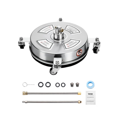 QD-XDP09 - 14" Pressure Washer Surface Cleaner with 360° Rotating Nozzles