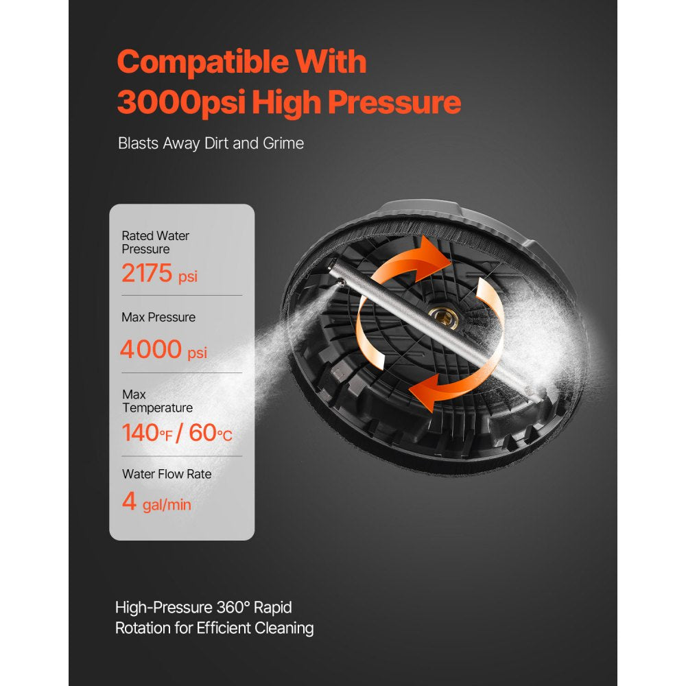 QD-XDP06 - 15" Pressure Washer Surface Cleaner for Efficient Cleaning