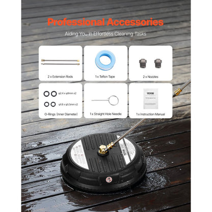 QD-XDP06-L - Efficient Surface Cleaner for Quick, Large Area Pressure Washing