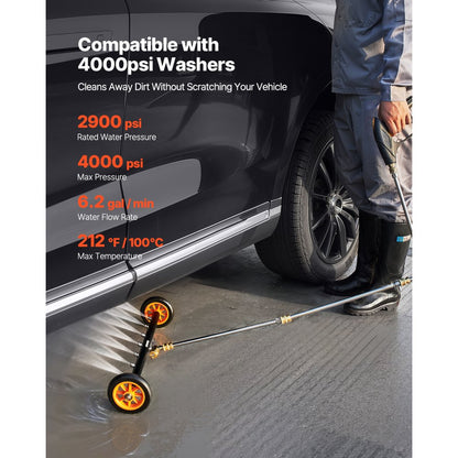 QD-QXQ03 - 24" Heavy-Duty Pressure Washer Surface Cleaner with 7 Nozzles