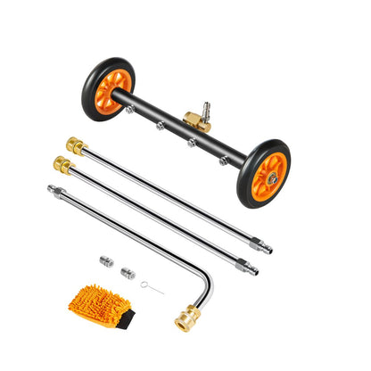 QD-QXQ01 - 16" Efficient Undercarriage Cleaner with 2 Wheels and Wands
