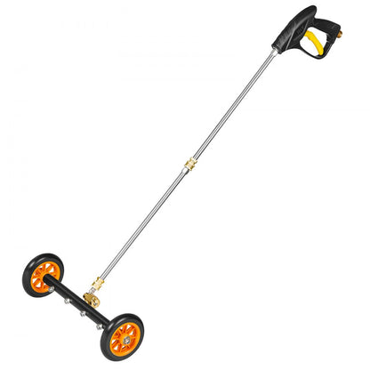 QD-QXQ01 - 16" Efficient Undercarriage Cleaner with 2 Wheels and Wands