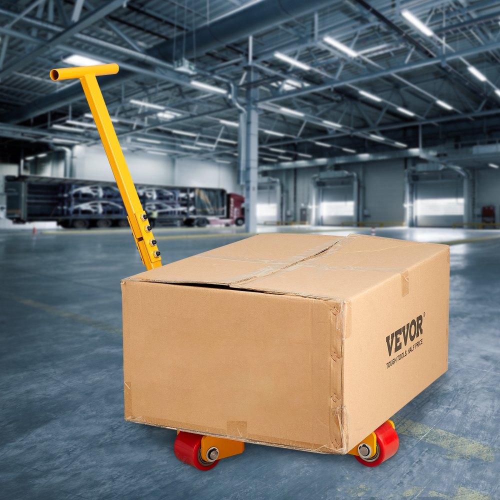 GYW-3T - 6614 lbs Capacity Heavy-Duty Machinery Skate Dolly with 360° Swivel Wheels