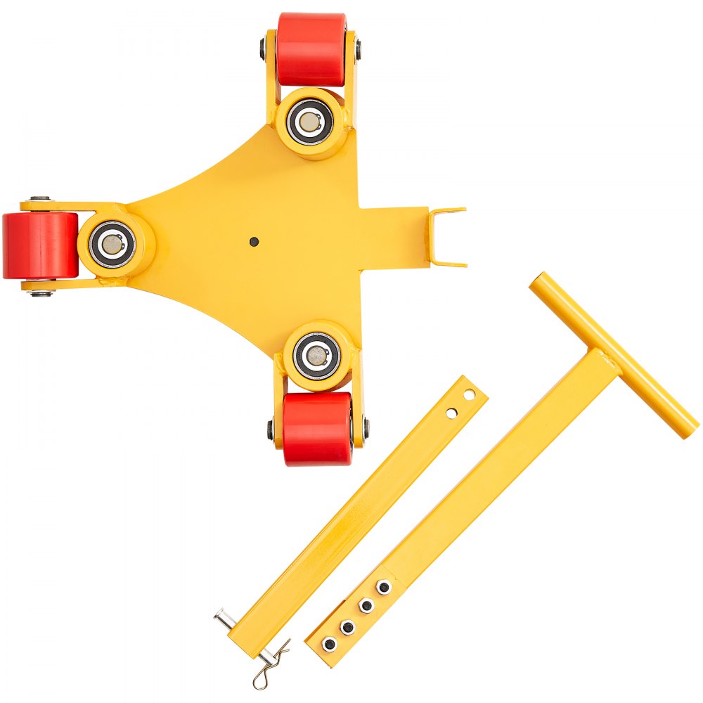 GYW-3T - 6614 lbs Capacity Heavy-Duty Machinery Skate Dolly with 360° Swivel Wheels