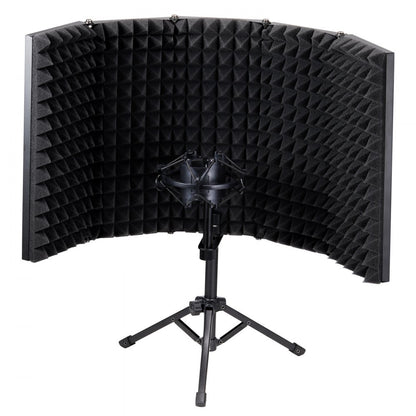 AK-V2 - Portable 5-Panel Microphone Isolation Shield for Home Recording
