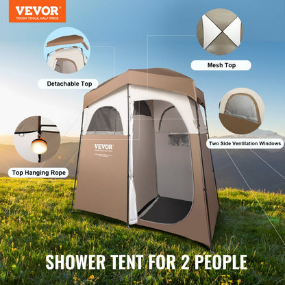 SSPT002 - 83" Privacy Shower Tent for Camping and Outdoor Use