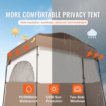 SSPT002 - 83" Privacy Shower Tent for Camping and Outdoor Use
