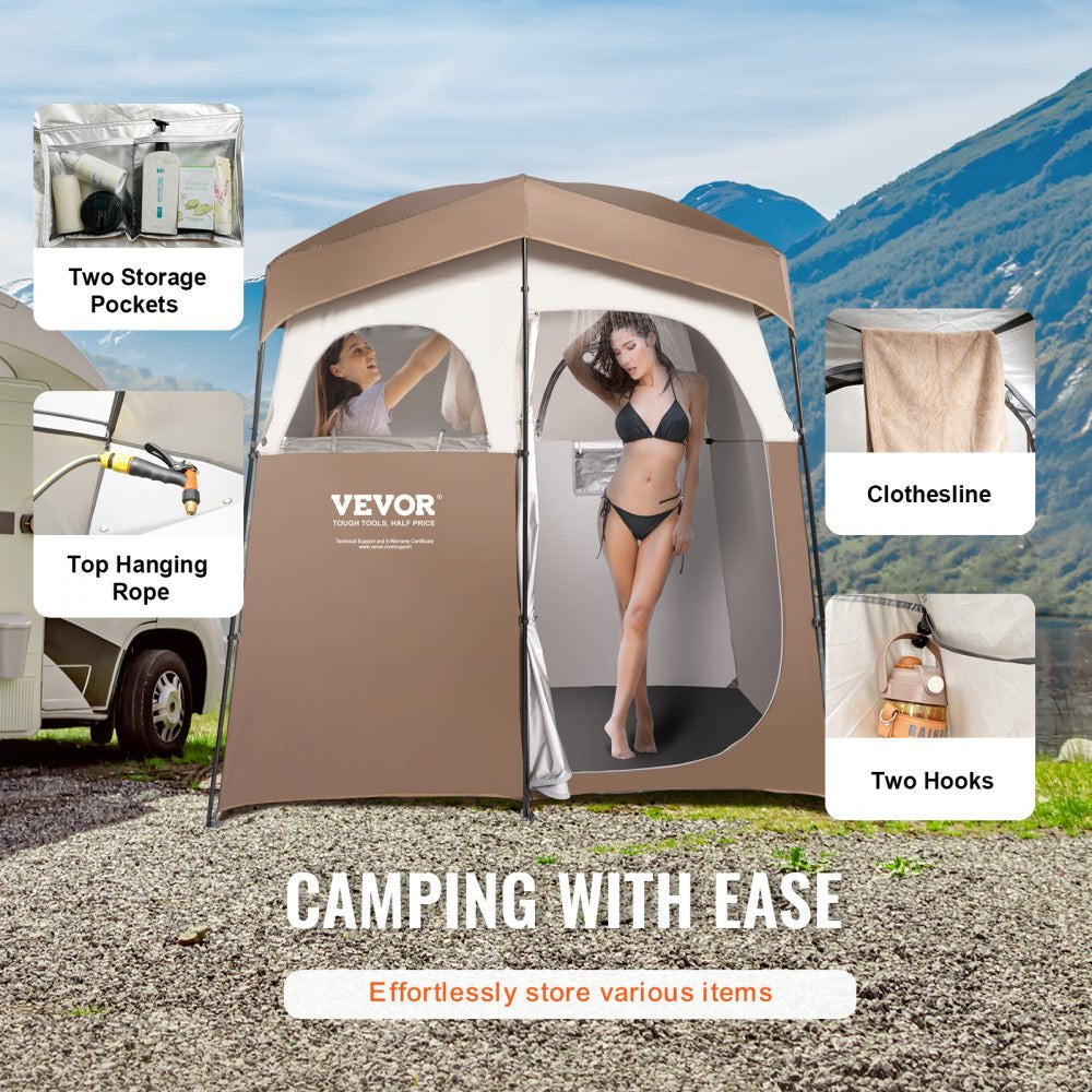 SSPT002 - 83" Privacy Shower Tent for Camping and Outdoor Use