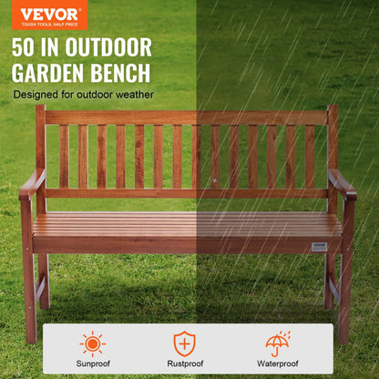 YQ-062 - 50” Solid Wood Outdoor Bench for 1-3 People