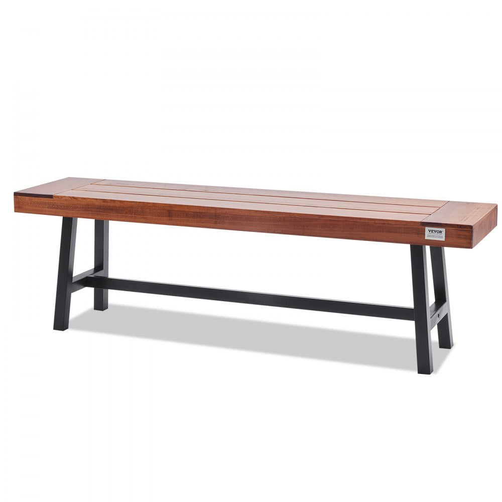 YQ-HC4003 - 63" Solid Wood Outdoor Bench, Holds 500 lbs, Easy Assembly