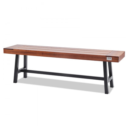 YQ-HC4003 - 63" Solid Wood Outdoor Bench, Holds 500 lbs, Easy Assembly