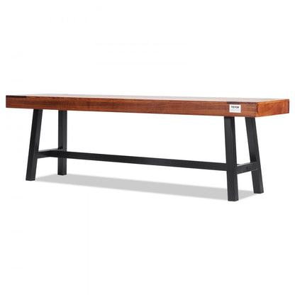 YQ-HC4003 - 63" Solid Wood Outdoor Bench, Holds 500 lbs, Easy Assembly