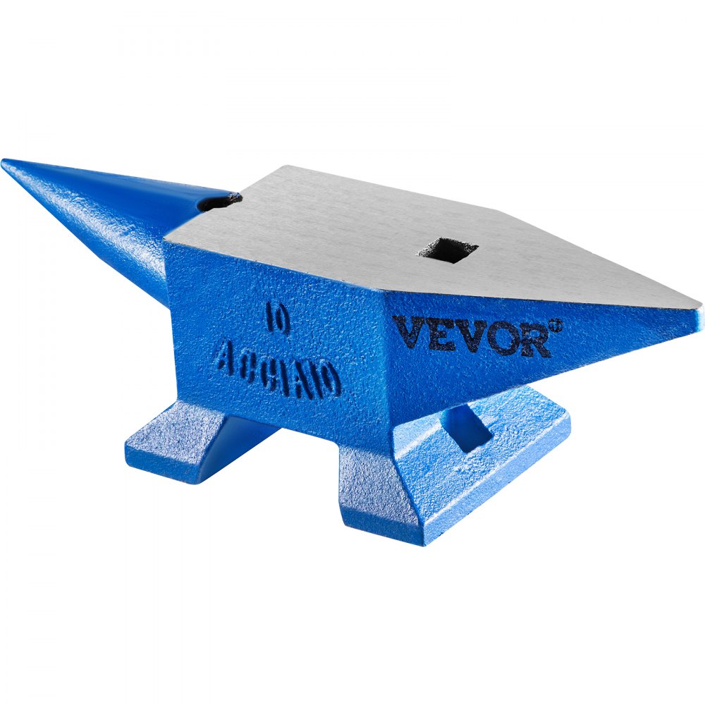 010790381419 - 22 lbs Steel Anvil with Dual Horns for Metalworking Tasks