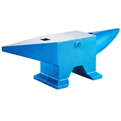 010573786103 - Durable 132Lbs Cast Steel Single Horn Anvil for Metalworking