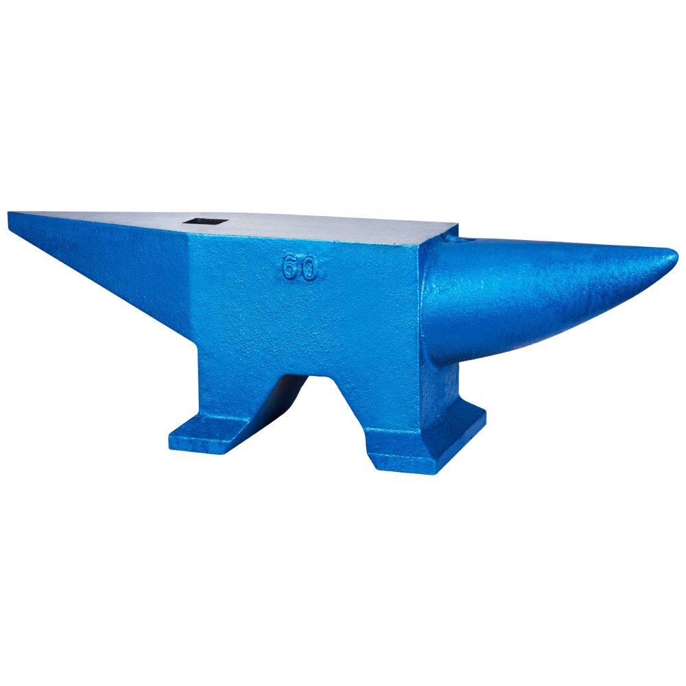 010573786103 - 132Lbs Cast Steel Single Horn Anvil for Metalworking