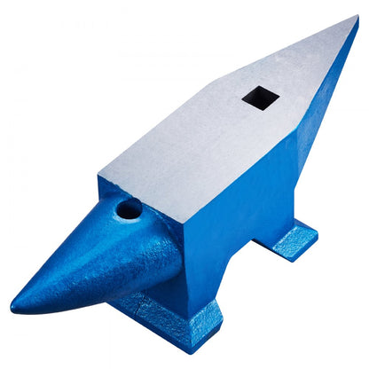 010573786103 - Durable 132Lbs Cast Steel Single Horn Anvil for Metalworking