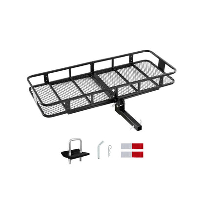 GJ0082 - Heavy-Duty 500lb Hitch Cargo Carrier with Reflectors