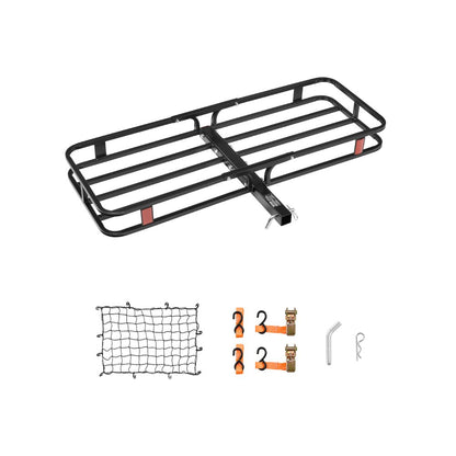 JAWJCP10015 - Heavy-Duty Steel Hitch Cargo Carrier for 500lbs Capacity