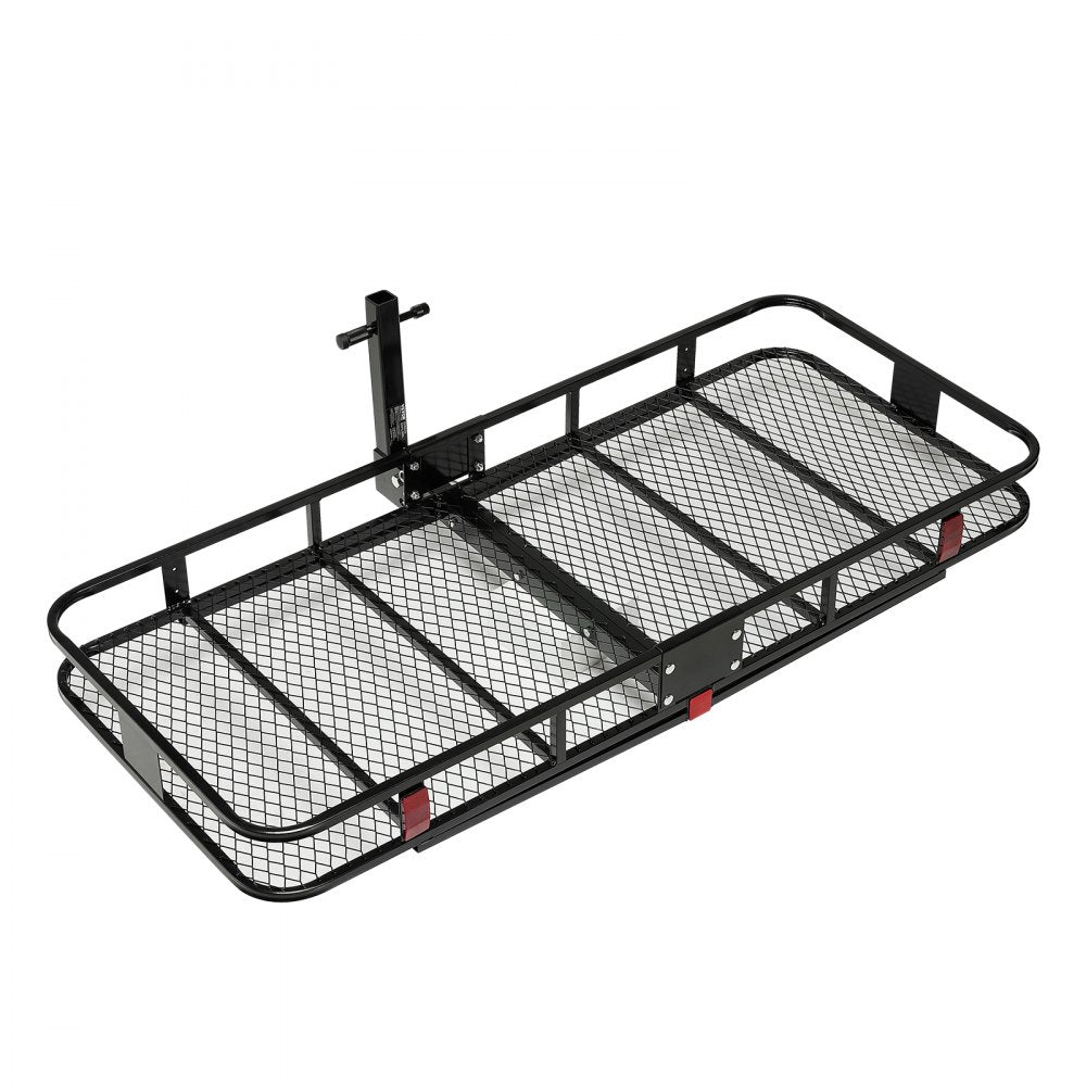 GJ0085 - 70x30 Heavy-Duty Hitch Cargo Carrier with Ratchet Straps