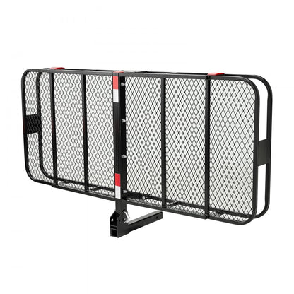 GJ0085 - 70x30 Heavy-Duty Hitch Cargo Carrier with Ratchet Straps