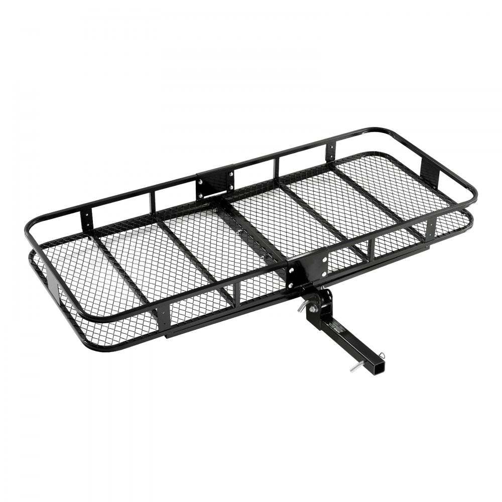 GJ0085 - 70x30 Heavy-Duty Hitch Cargo Carrier with Ratchet Straps