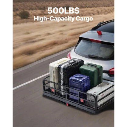 JAWJCP10079 - Durable 2" Hitch Cargo Carrier, 500lbs Capacity, Easy Install