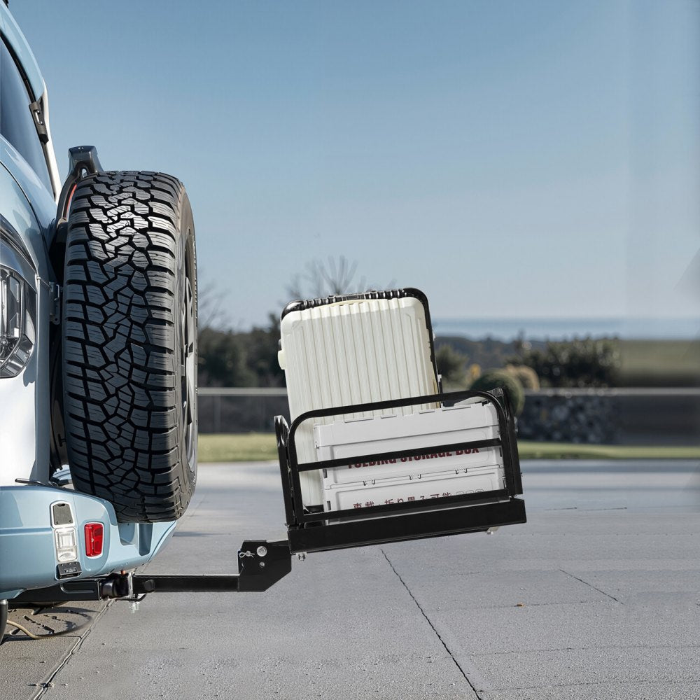 JAWJCP10079 - Durable 2" Hitch Cargo Carrier, 500lbs Capacity, Easy Install