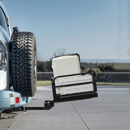 JAWJCP10079 - Durable 2" Hitch Cargo Carrier, 500lbs Capacity, Easy Install