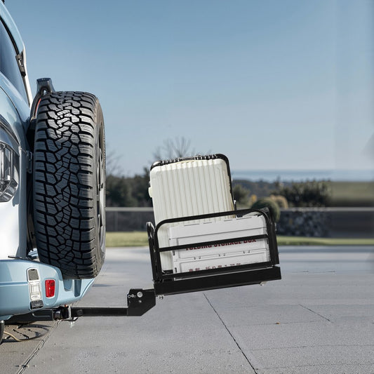 JAWJCP10079 - Durable 2" Hitch Cargo Carrier, 500lbs Capacity, Easy Install