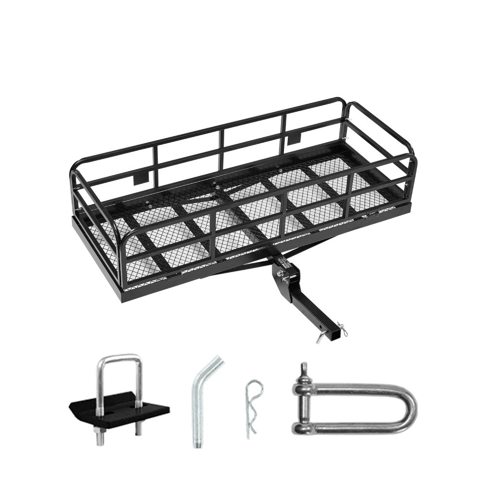 JAWJCP10079 - Durable 2" Hitch Cargo Carrier, 500lbs Capacity, Easy Install