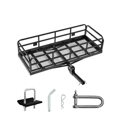 JAWJCP10079 - Durable 2" Hitch Cargo Carrier, 500lbs Capacity, Easy Install