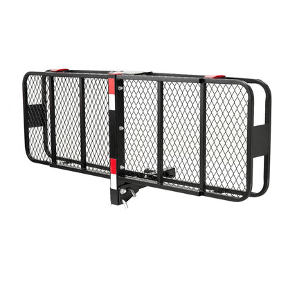 GJ0083 - 60x20" Heavy-Duty Folding Hitch Cargo Carrier with Accessories