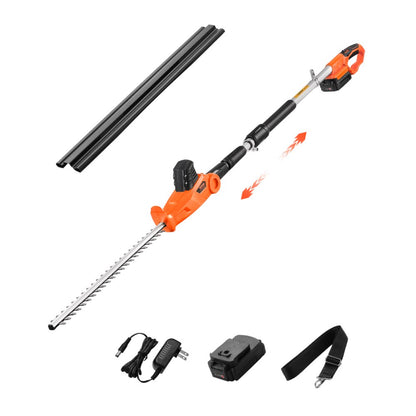 M0E-19ET-510 - 20" Telescoping Cordless Hedge Trimmer with 1200RPM Motor