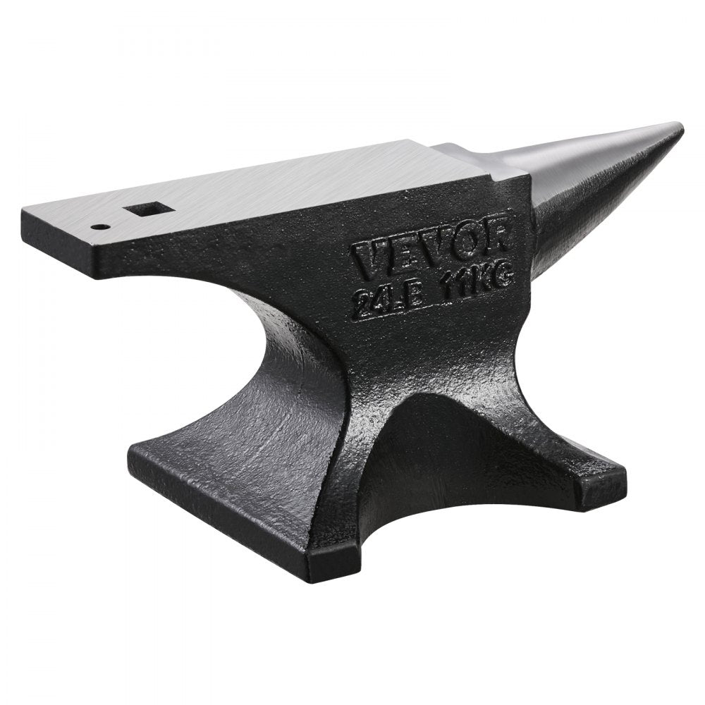 GZJ24 - Durable 25lbs Cast Steel Anvil, 12.3x2.5in Forging Surface