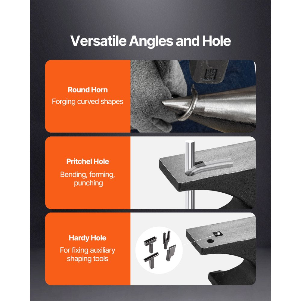 GZJ55 - 55lbs Cast Steel Anvil for Effective Forging and Shaping