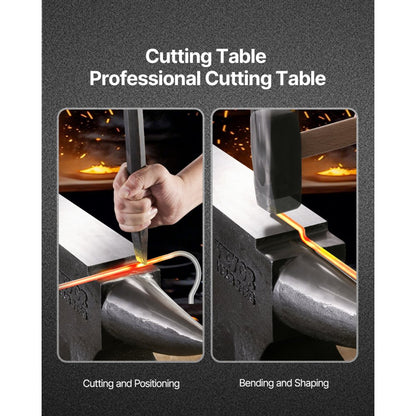 GZJ110 - 110lbs Cast Steel Anvil with Single Horn and High Rebound Rate