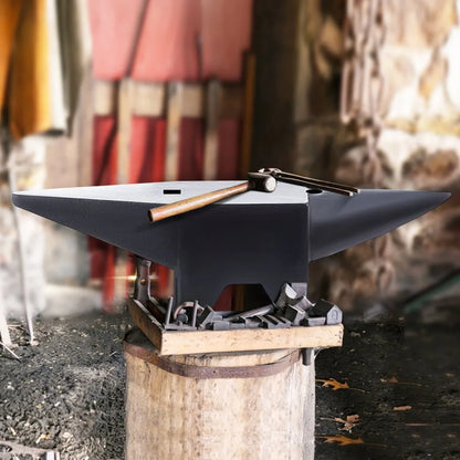110BLACK - 110 lbs Cast Steel Anvil, 23" x 6.5", Ideal for Metalworking