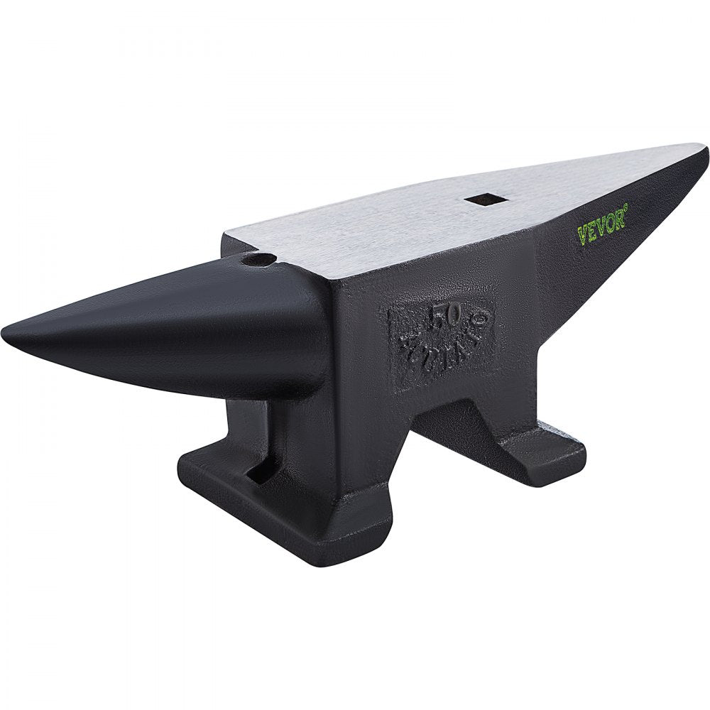 110BLACK - 110 lbs Cast Steel Anvil, 23" x 6.5", Ideal for Metalworking